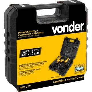 Furadeira biv 12v furad. / paraf. c/ impacto pfv012i