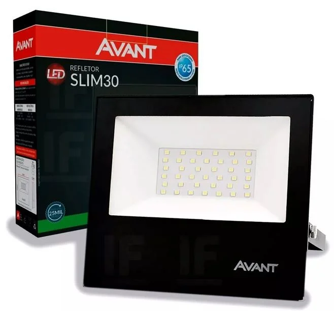 Refletor de led 30w biv quad. vd pt