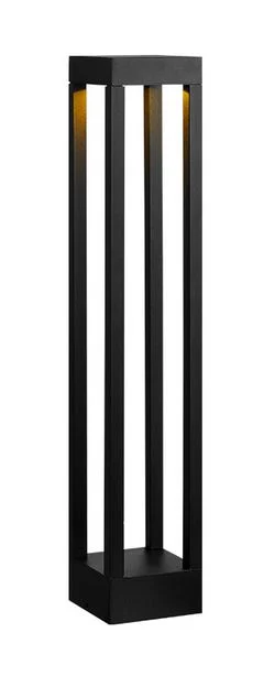 Luminaria led balizador alum. 12w 2700k pt biv 780lm ip65 110x600x110mm effect mini