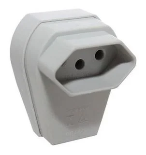 Plug femea 10a 2p+t nbr14136 cz