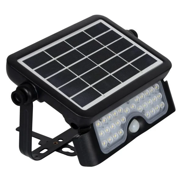 Refletor de led solar integrado 800lm c/ sensor de movimento 6500k