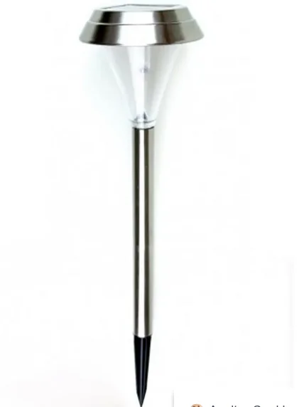 Balizador solar inox superled 25lm 3000k