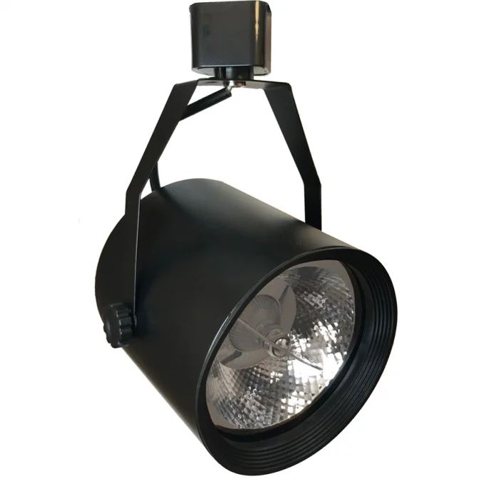 Luminaria spot p/trilho 1 lamp. ar 111 pt