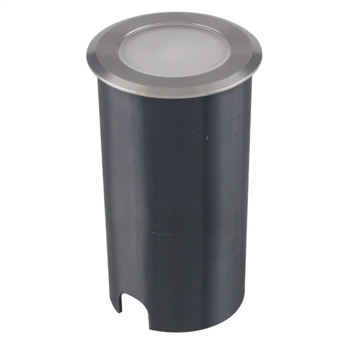 Luminaria de solo emb. led 1w 3000k inox ip65 pinne
