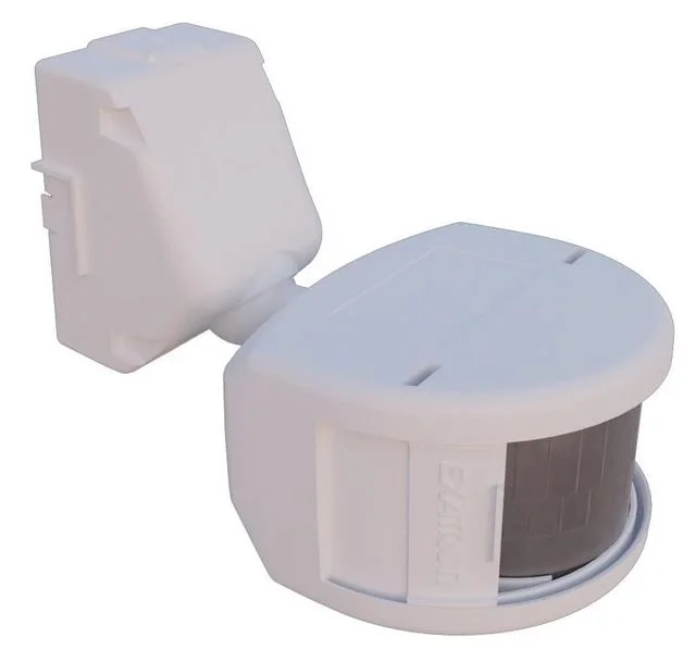 Sensor presenca front. biv. 12m 180° br 1s/ 1,3,6,15 e 30min externo c/jumper