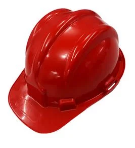 Capacete protecao vermelho polietileno 31.469 plt c/ carneira
