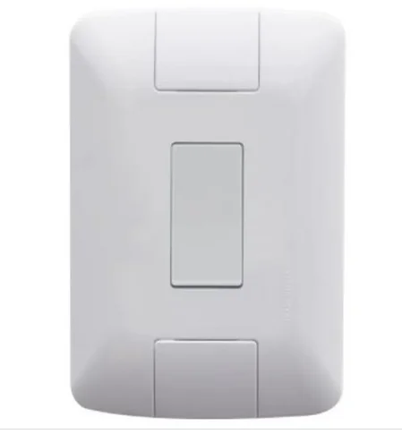 Interrupt 1t simples br 6a 250v 4x2 c / placa aria