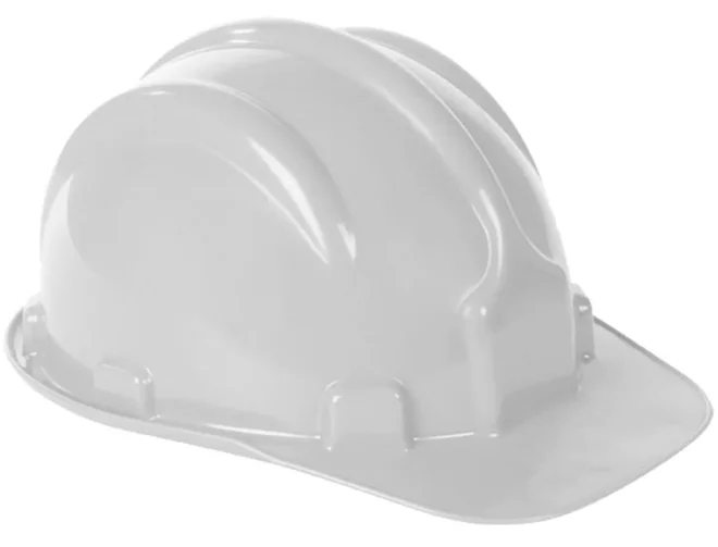 Capacete protecao branco polietileno 31.469 plt c/ carneira