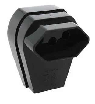 Plug femea 20a 2p+t nbr14136 pt