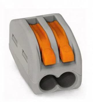 Conector p/ emenda 0,14 - 4,0mm c/ alavanca 2 fios linha 222