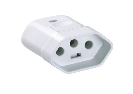 Plug femea 20a 2p+t nbr14136 br