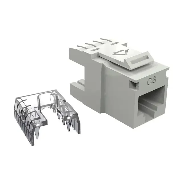 Conector femea br cat.6 90/180 multilan t568a/b