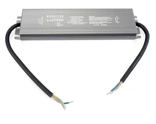 Fonte 12v biv. 8,3a 100w ip67