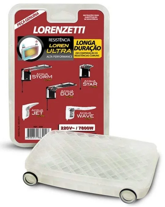 Resistencia 220v 7800w acqua storm ultra eletronica