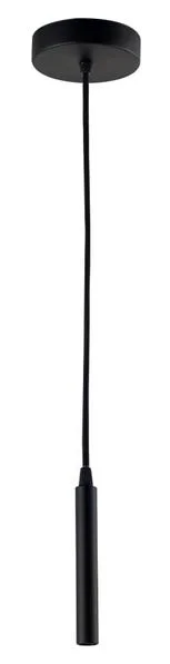 Luminaria pendente alum. 3w 3000k pt biv 20mm spear