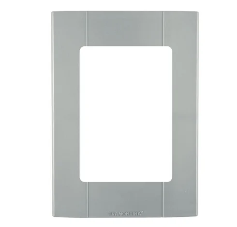 Tampa pvc 3 postos p/mod liz/lux2 cz escuro plastibox